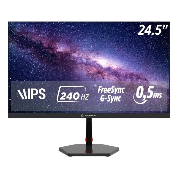 Rampage Raven Rv25r240f 24.5" 0.5 Ms Full HD Ips 240 Hz Oyuncu Monitörü - Görsel 2