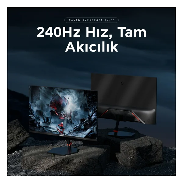 Rampage Raven Rv25r240f 24.5" 0.5 Ms Full HD Ips 240 Hz Oyuncu Monitörü - Görsel 7