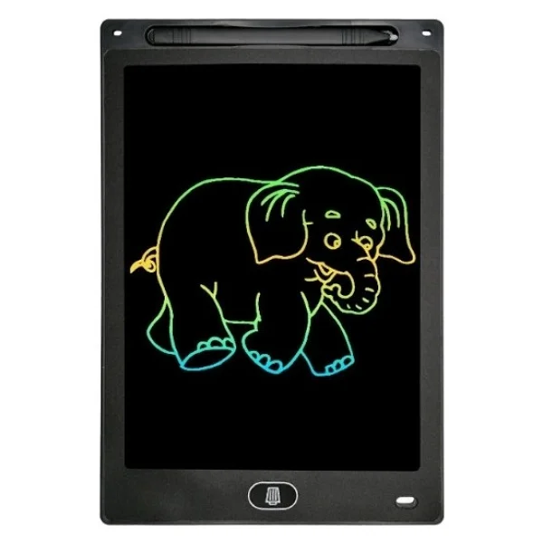 20 Inc Renkli Lcd Grafik Dijital Kalemli Çizim Tableti Yazı Tahta Not Yazma Eğitim Tableti Siyah - Görsel 10