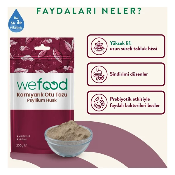 Wefood Karnıyarık Otu Tozu 200 Gr 2'li - Görsel 5