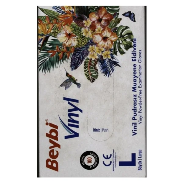 Vınyl (Vinil) Eldiven (Temizlik, Gıda, Kuaför, Bahçe, Iş Eldiveni) (Large (Büyük)) - Standart - Görsel 2
