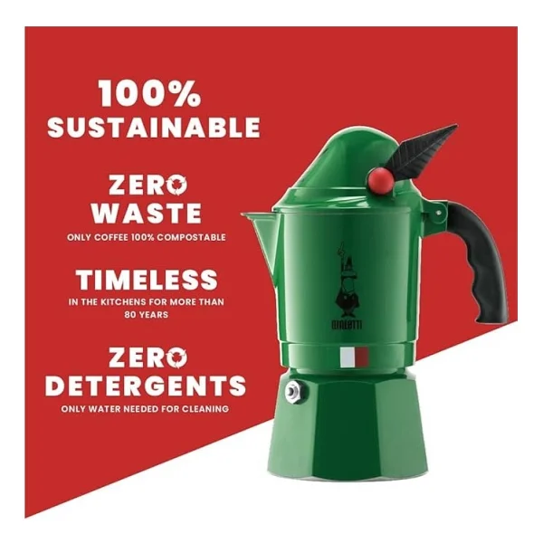 Bialetti Alpina 3 Cup Moka Pot - Görsel 5