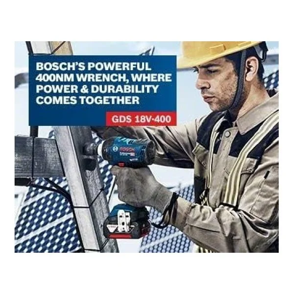Bosch Gds 18v-400 Aküsüz Darbeli Somun Sıkma Makinesi - Görsel 5