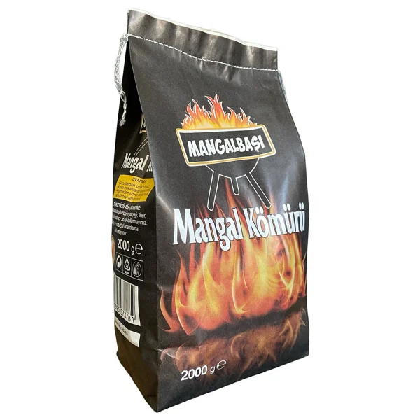 Mangalbaşı Mangal Kömürü 2 Kg 4 Adet - Görsel 2