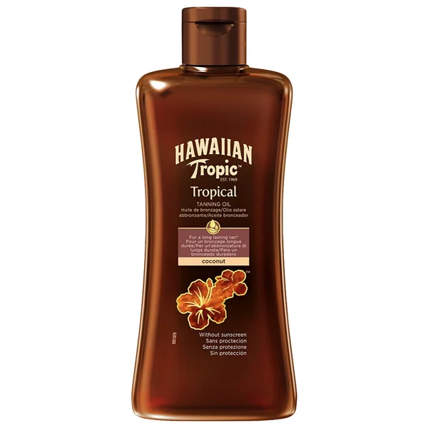 Hawaiian Tropic Coconut Dark Oil 200 Ml - Görsel 2