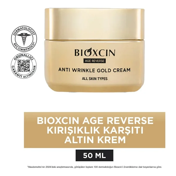 Bioxcin Age Reverse Kırışıklık Karşıtı Altın Krem 50 Ml - Görsel 4