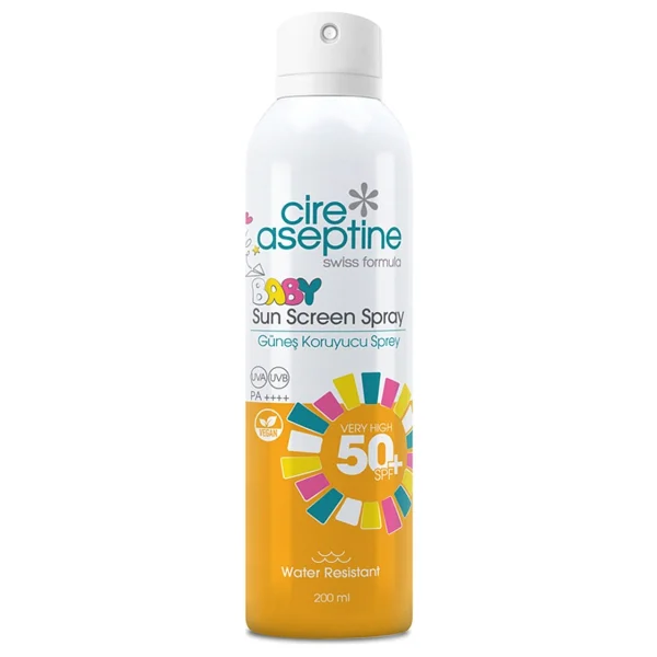 Cire Aseptine Baby & Sensitive 200 Ml 50 Faktör Sprey Güneş Kremi - Görsel 2