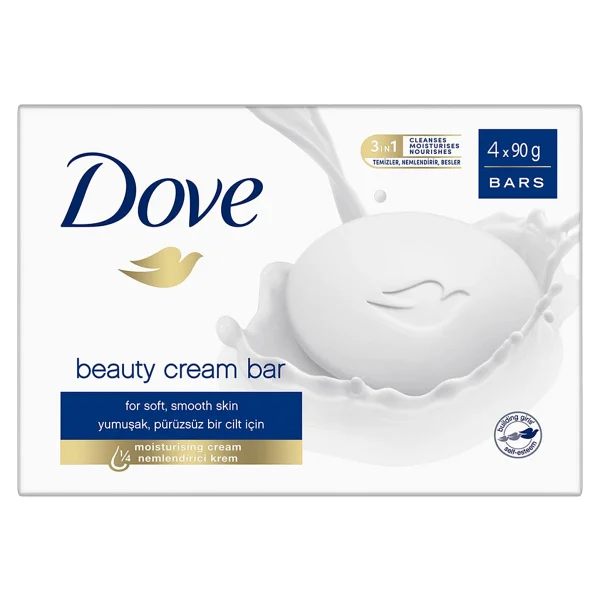 Dove Beauty Cream Bar Katı Güzellik Sabunu Original 4x90 G 2 Adet - Görsel 2