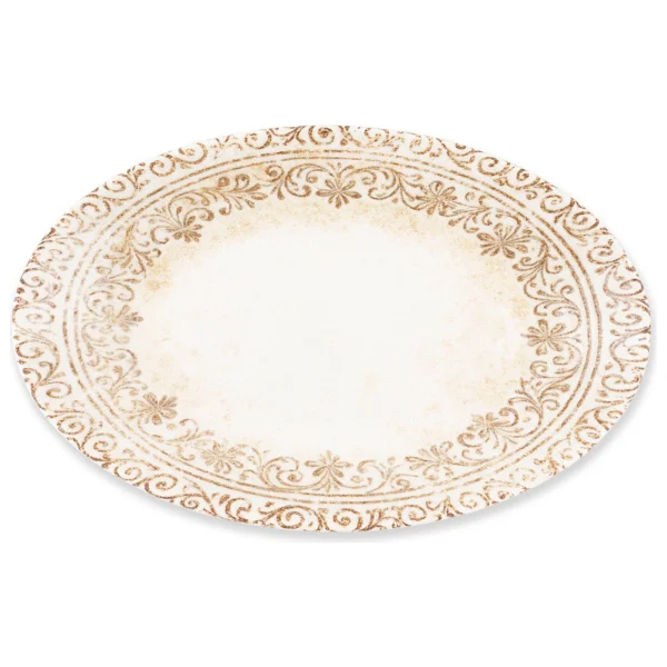 Bambum Şems Porselen Kayık Tabak 21 Cm - Görsel 2