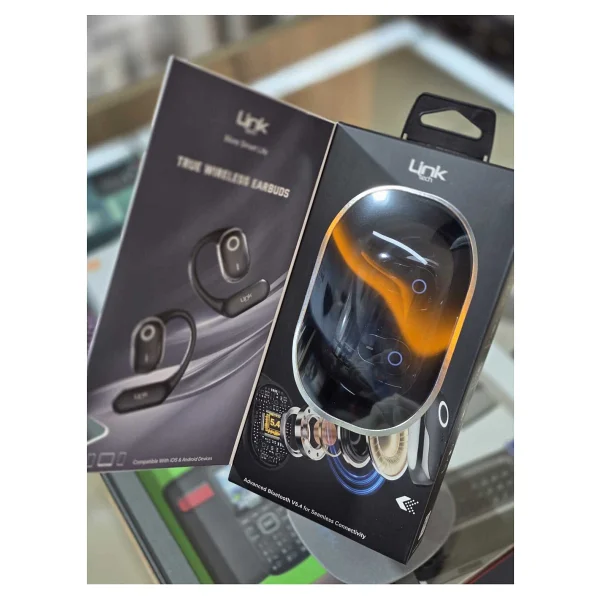 Linktech S35 TWS Siyah Kemik İletimli Kulak İçi Bluetooth Kulaklık - Görsel 5