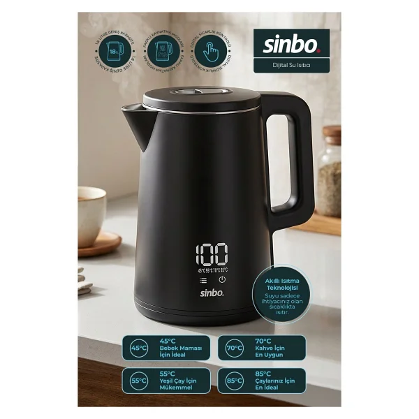 Sinbo Sk-8042 Dijital Kettle - Görsel 10