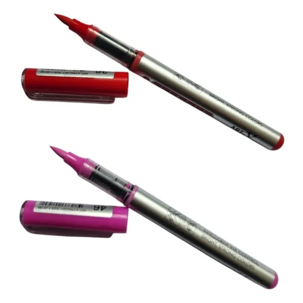 Rich Art-X Pro Fırça Uçlu Akrilik Marker Seti 36 Renk Kristal Kutulu Set - Görsel 9