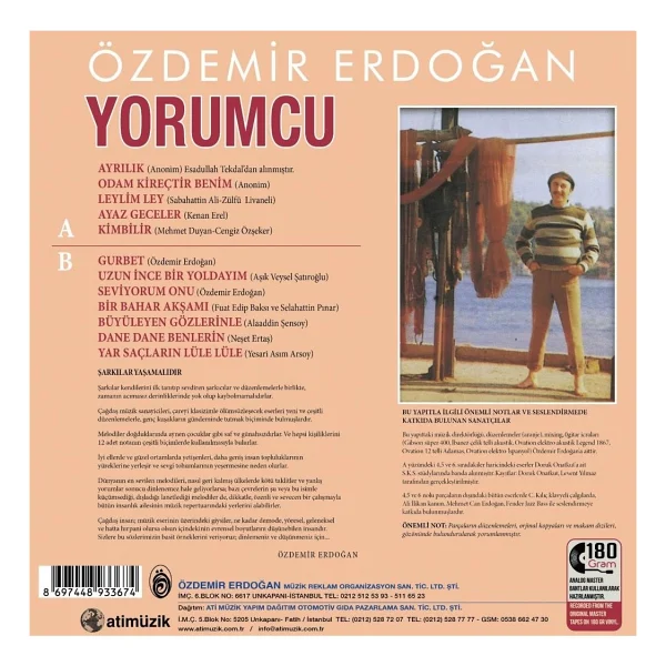 Özdemir Erdoğan - Yorumcu Plak - Görsel 6
