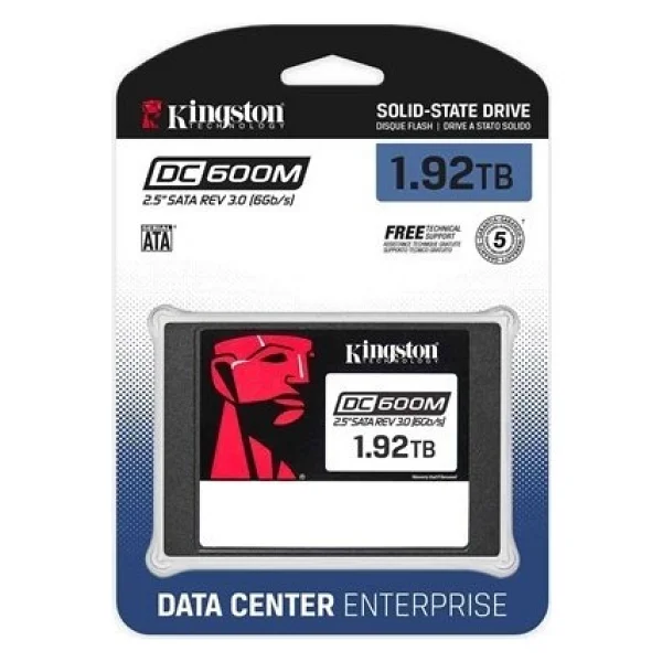 Kingston Dc600m Sedc600m/1920g Sata 3.0 2.5" 1.92 TB SSD - Görsel 3