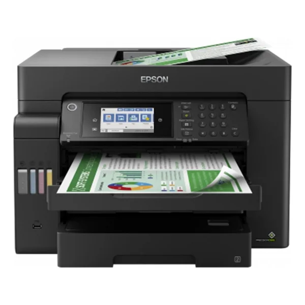 Epson Ecotank Pro L15180 Wi-Fi + Tarayıcı + Fotokopi +Faks Renkli Çok Fonksiyonlu Tanklı Mürekkep Püskürtmeli Yazıcı - Görsel 2