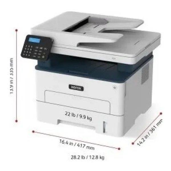 Xerox B235v_dnı Tarayıcı + Fotokopi + Faks Wi-Fi Mono Çok Fonksiyonlu Lazer Yazıcı - Görsel 7