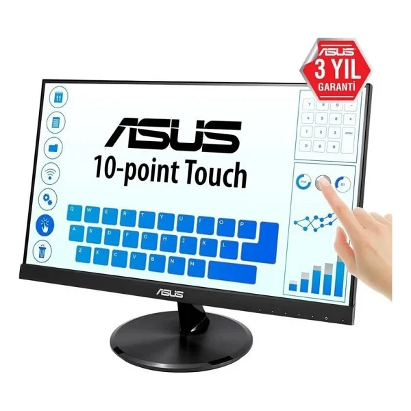 Asus Vt229h 21.5" 5 Ms Full HD Ips 60 Hz Dokunmatik Monitör - Görsel 2