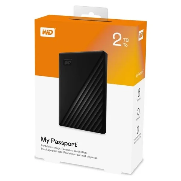 Western Digital My Passport Wdbyvg0020bbk Siyah USB 3.2 2.5" 2 TB Harici Harddisk - Görsel 5