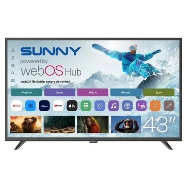 Sunny Sn43dal540 Full HD 43" 109 Ekran Uydu Alıcılı Webos Smart LED TV - Görsel 9