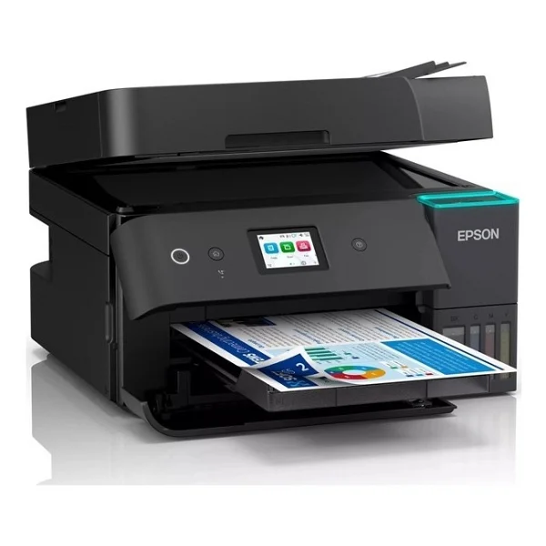 Epson Ecotank L6390 Wi-Fi + Tarayıcı + Fotokopi + Faks Renkli Çok Fonksiyonlu Tanklı Mürekkep Püskürtmeli Yazıcı - Görsel 5