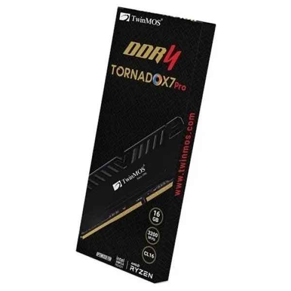 Twınmos 16gb 3200mhz DDR4 Tornadox7 Soğutuculu Tmd416gb3200d16bkx7p PC RAM - Görsel 5