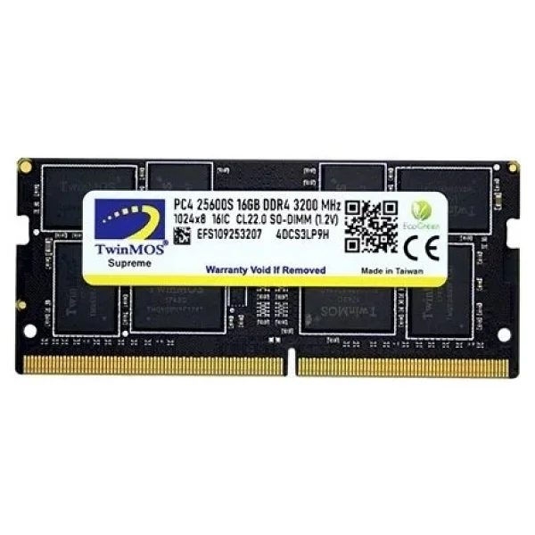 Twinmos 16 GB 3200 MHz Cl22 Sodımm Mdd416gb3200n DDR4 RAM - Görsel 7