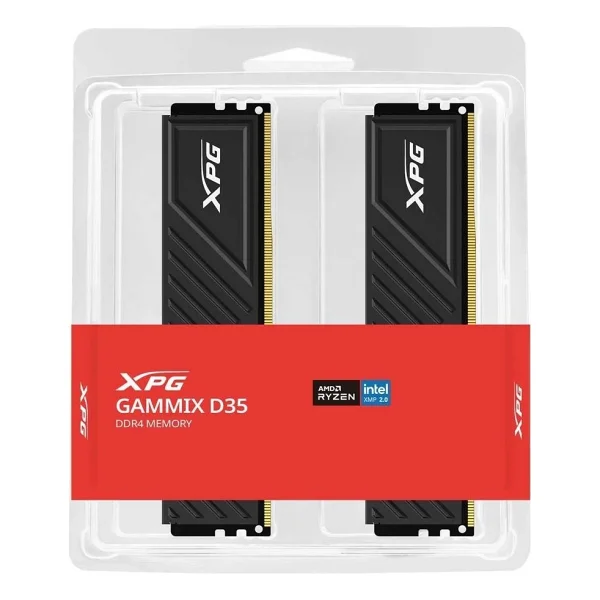 Xpg Spectrix D35 Siyah DDR4-3600mhz Cl18 16gb (2x8gb) Dual Kit (18-22-22) 1.35v (Ax4u36008g18ı-Dtbkd35) - Görsel 2