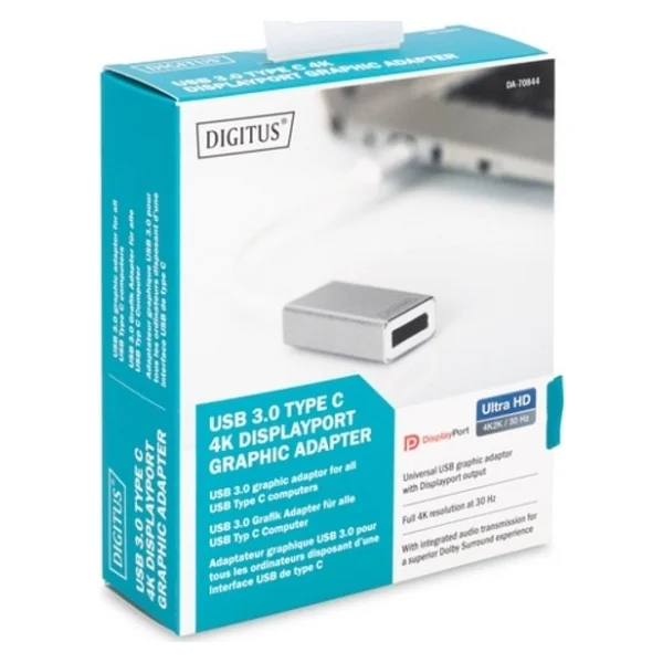 Digitus Da-70844 Type-C To Displayport Dönüştürücü - Görsel 3