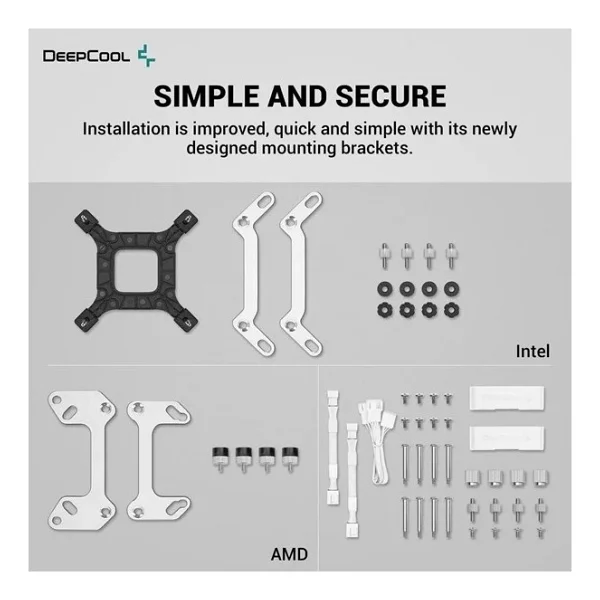 Deepcool Lt520 Wh 240 Mm İşlemci Sıvı Soğutucu - Görsel 5