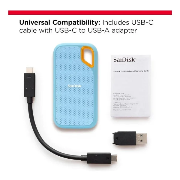 Sandisk Extreme V2 Sdssde61-2t00-G25b USB 3.2 2 TB Taşınabilir SSD - Görsel 2