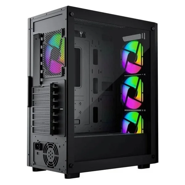 Gamebooster Raider E651b Rainbow Fanlı 650 W E-Atx Oyuncu Kasası - Görsel 6