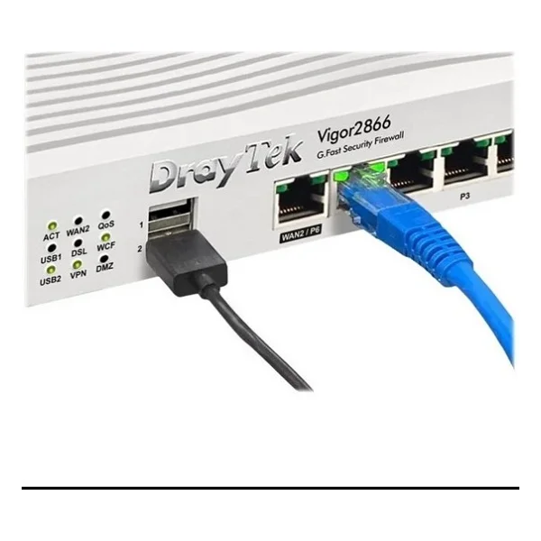 Draytek Vigor 2866 4 Port 1200 Mbps 5ghz Vdsl2 Modem - Görsel 4