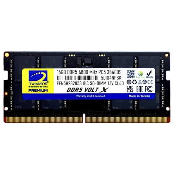 Twinmos Voltx 16 GB 4800 MHz Cl40 Tmd516gb4800s40 DDR5 RAM - Görsel 4