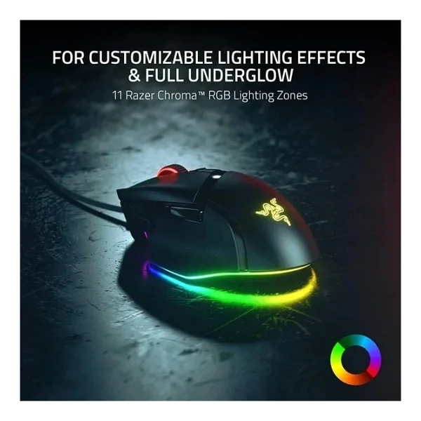 Razer Basilisk V3 Rz01-04000100-R3m1 RGB Optik Kablolu Oyuncu Mouse - Görsel 5