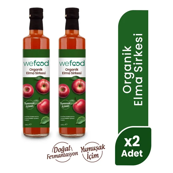 Wefood Elma Sirkesi 500 Ml 2'li - Görsel 8