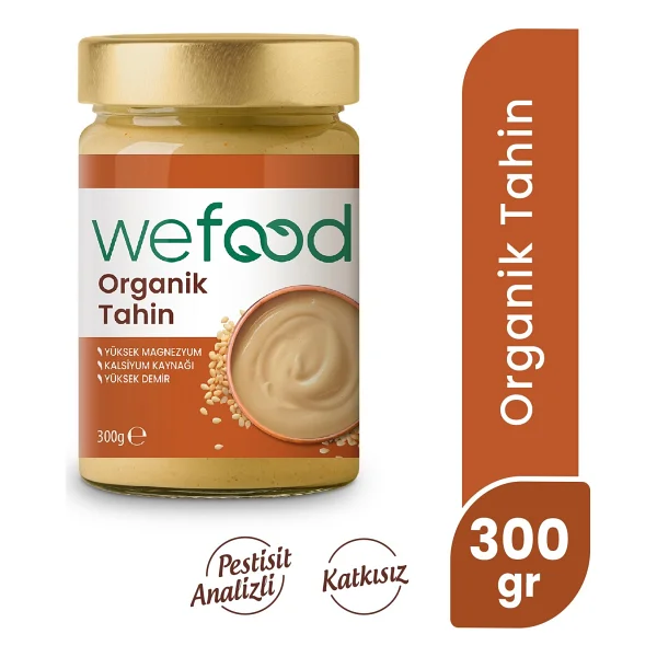 Wefood Organik Yerli Susam Tahin 300 Gr - Görsel 9