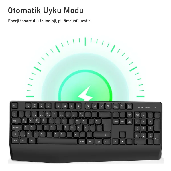 Philips Spt6348 Kablosuz Klavye Mouse Seti - Görsel 7