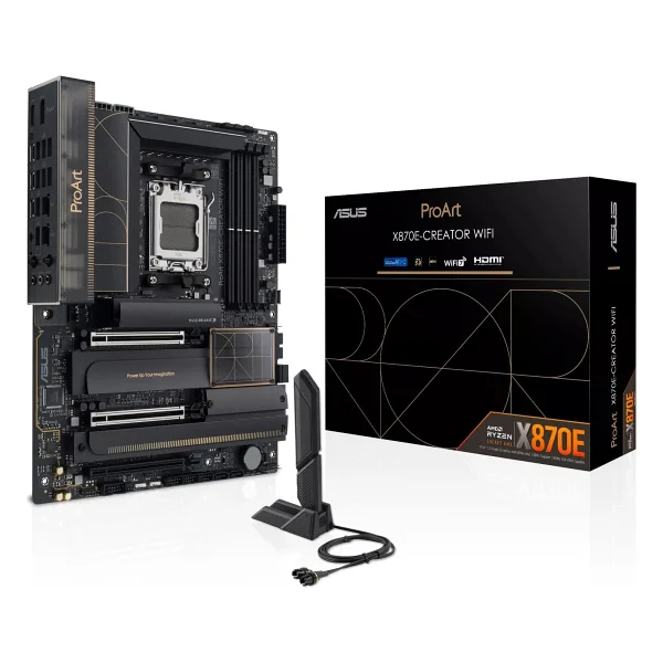 Asus Proart X870e-Creator Wi-Fi AMD Am5 DDR5 Atx Anakart - Görsel 2