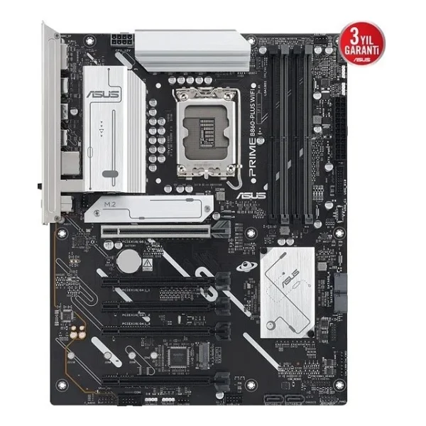 Asus Prime B860-Plus Wi-Fi Intel Lga1851 DDR5 Atx Anakart - Görsel 2