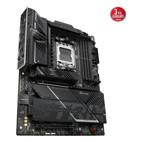 Asus Rog Strix X870e-H Gaming Wıfı7 AMD Am5 DDR5 Atx Anakart - Görsel 4