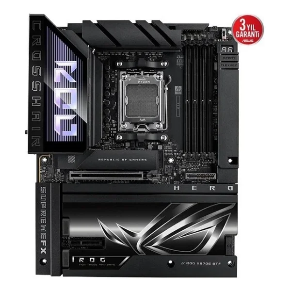Asus Rog Crosshair X870e Hero Btf AMD Am5 DDR5 Atx Anakart - Görsel 2