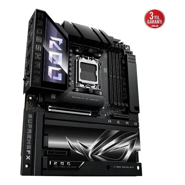 Asus Rog Crosshair X870e Hero Btf AMD Am5 DDR5 Atx Anakart - Görsel 5