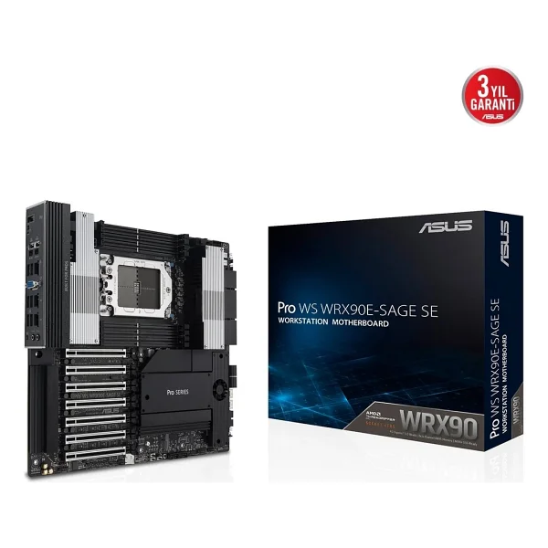 Asus Pro WS WRX90E-SAGE SE AMD AM5 DDR5 sTR5 E-ATX Anakart - Görsel 6