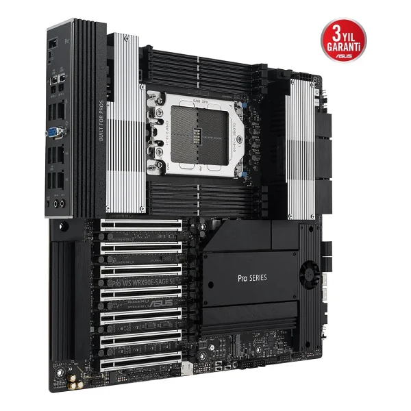 Asus Pro WS WRX90E-SAGE SE AMD AM5 DDR5 sTR5 E-ATX Anakart - Görsel 9