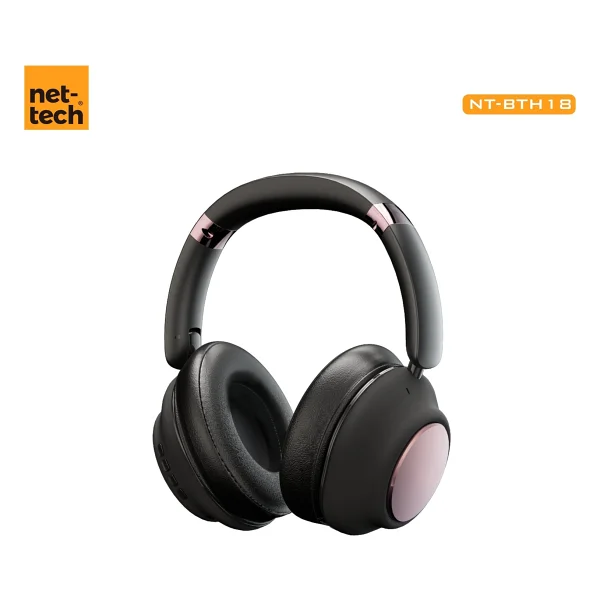 Nettech NT-BTH18 ANC Kulak Üstü Bluetooth Kulaklık - Görsel 4