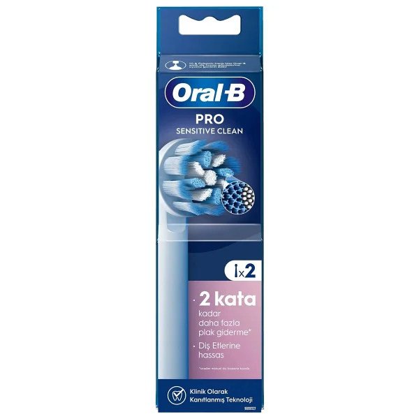 Oral-B Pro Sensitive Clean 2'li Diş Fırçası Başlığı - Görsel 2