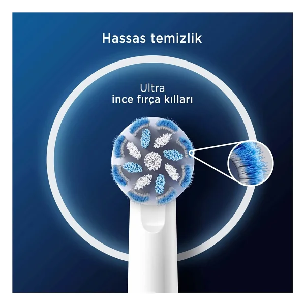 Oral-B Pro Sensitive Clean 2'li Diş Fırçası Başlığı - Görsel 5