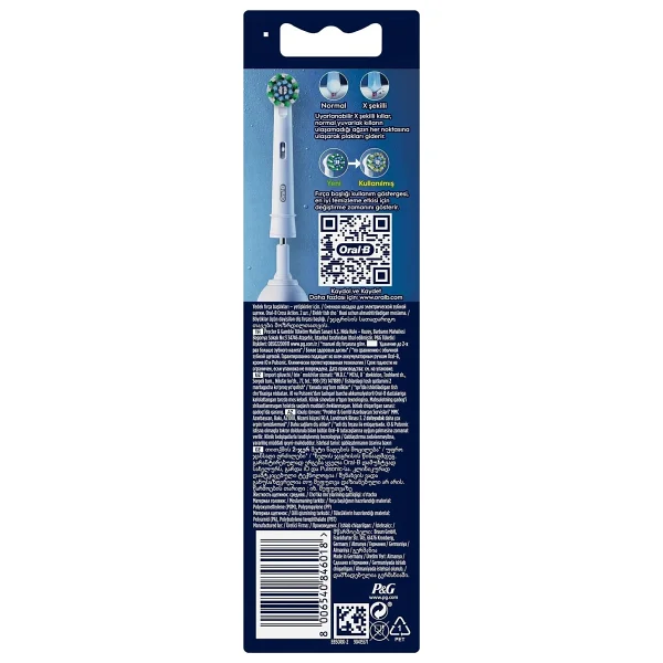 Oral-B Pro Cross Action X-Filament 2'li Diş Fırçası Başlığı - Görsel 9