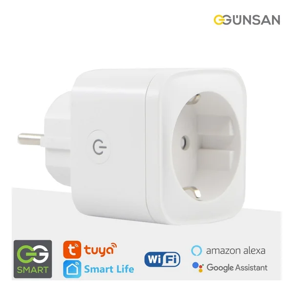Günsan Wi-Fi Kontrollü Akım Korumalı Akıllı Priz 16a Tuya & Smart Life Destekli - Görsel 10
