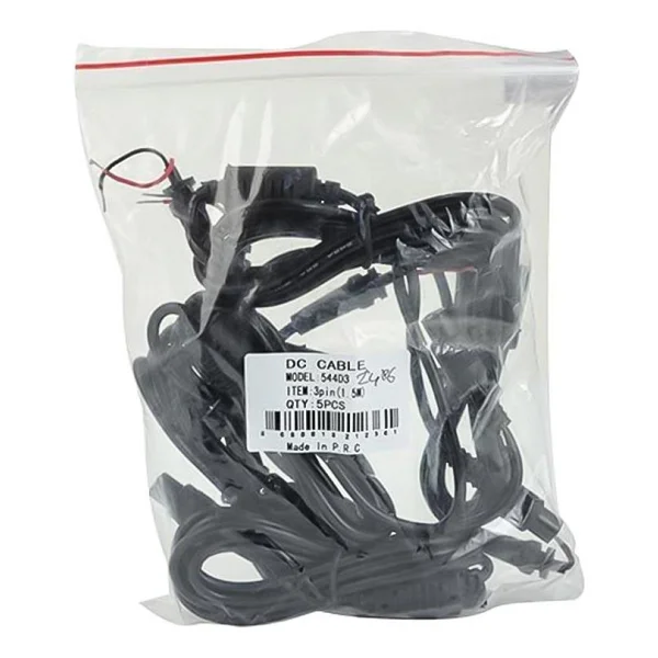 Elektromer 1.5 Metre 3 Pinli Dişi Dc Kablo 544d3 - Görsel 3